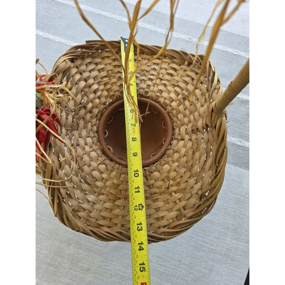 Handmade woven basket